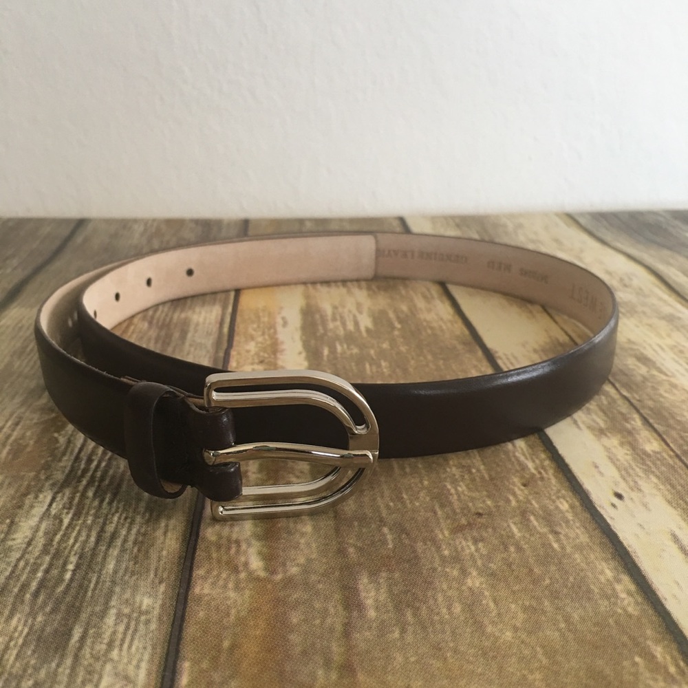 Nine West Brown Leather Belt